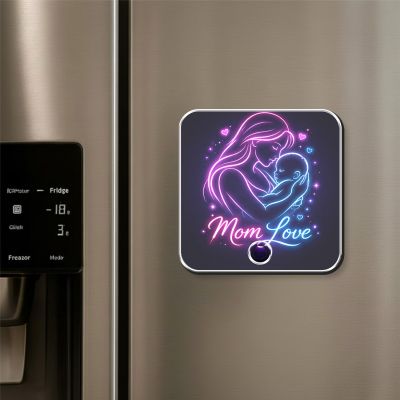 Mom Love Personalized Musical Fridge Magnet  Rechargeable  Gift for Mom